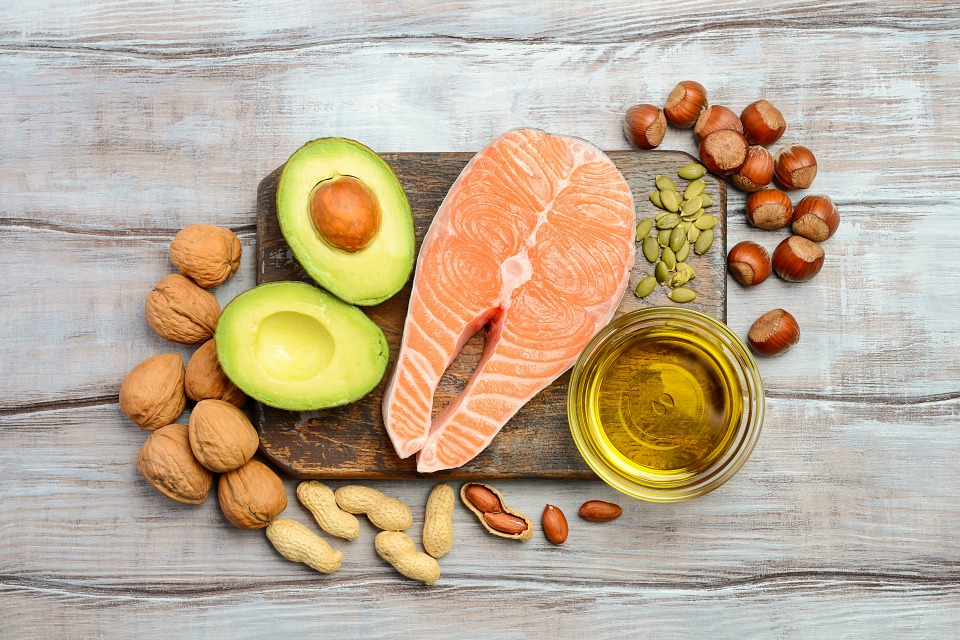 fatty food image with healthy fats