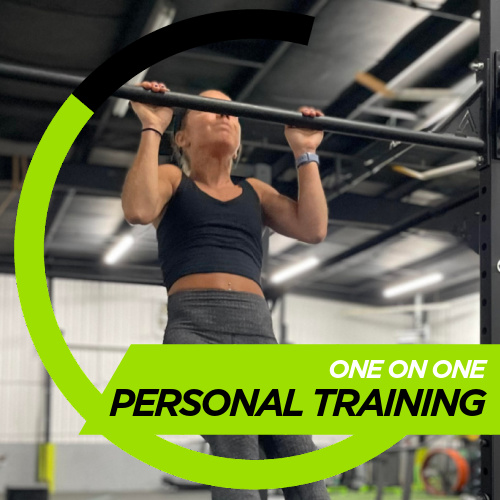 HIITCore Fitness Personal Training Woman Doing Pull-ups